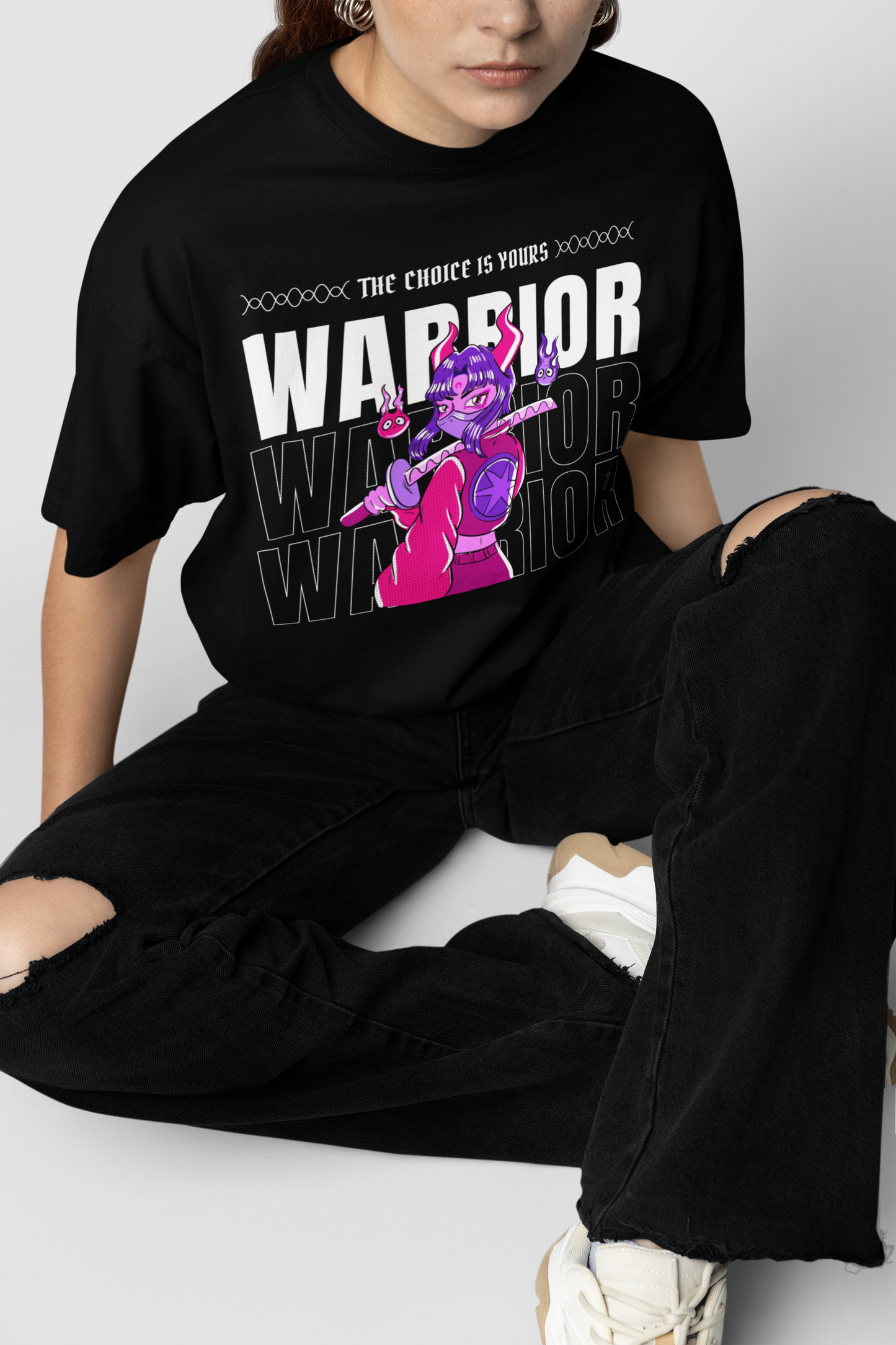 Warrior printed t-shirt