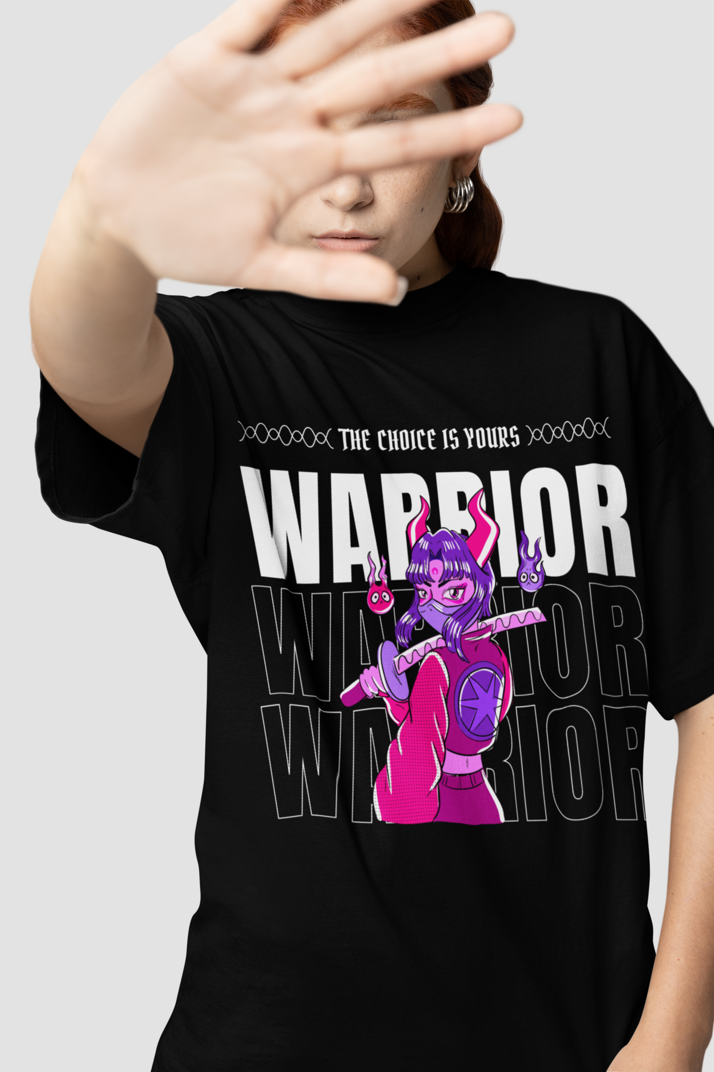 Warrior printed t-shirt