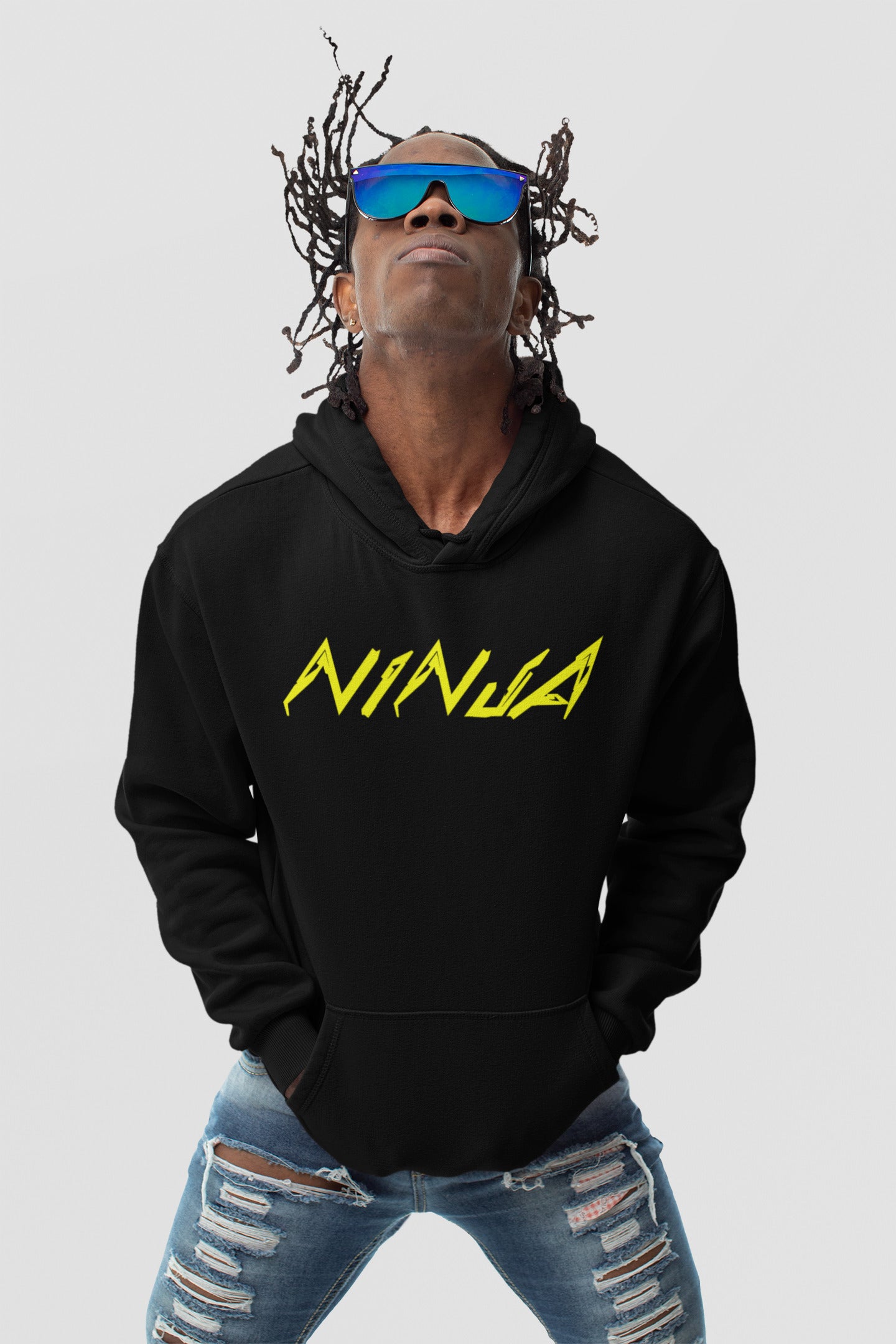 Ninja printed hoodie