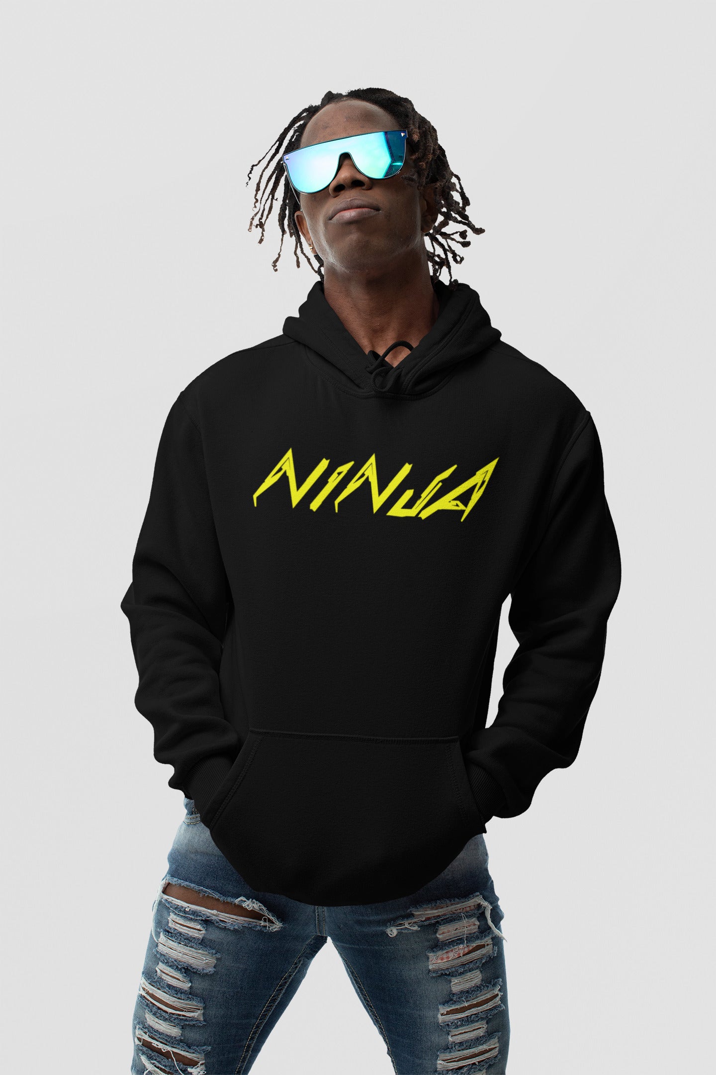 Ninja printed hoodie