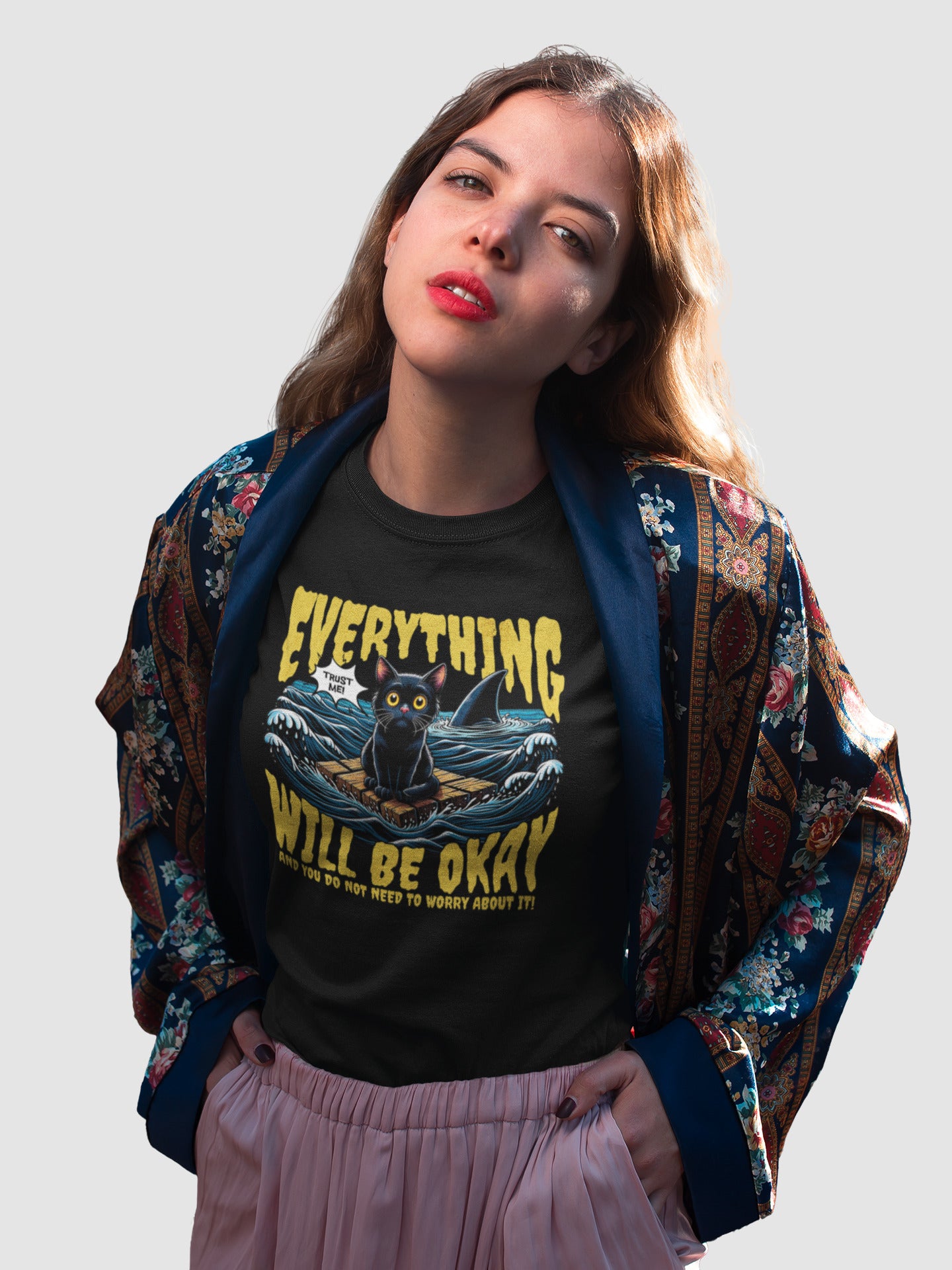 Everything will be okay printed t-shirt
