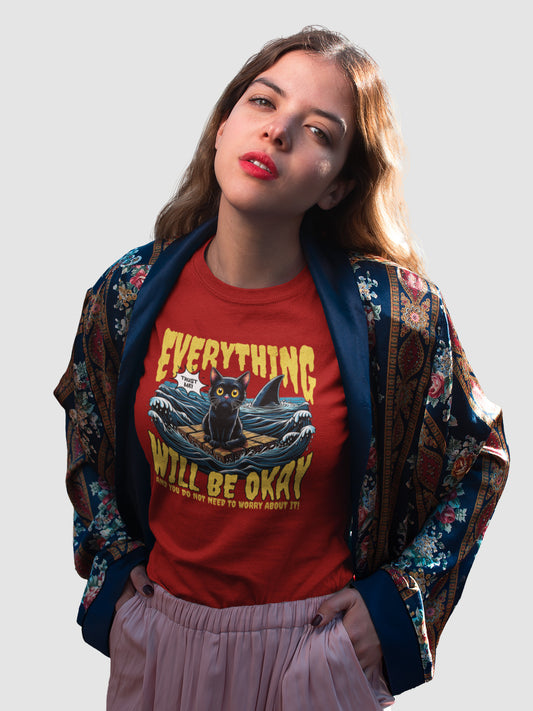 Everything will be okay printed t-shirt