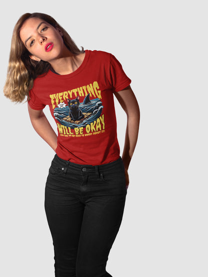 Everything will be okay printed t-shirt