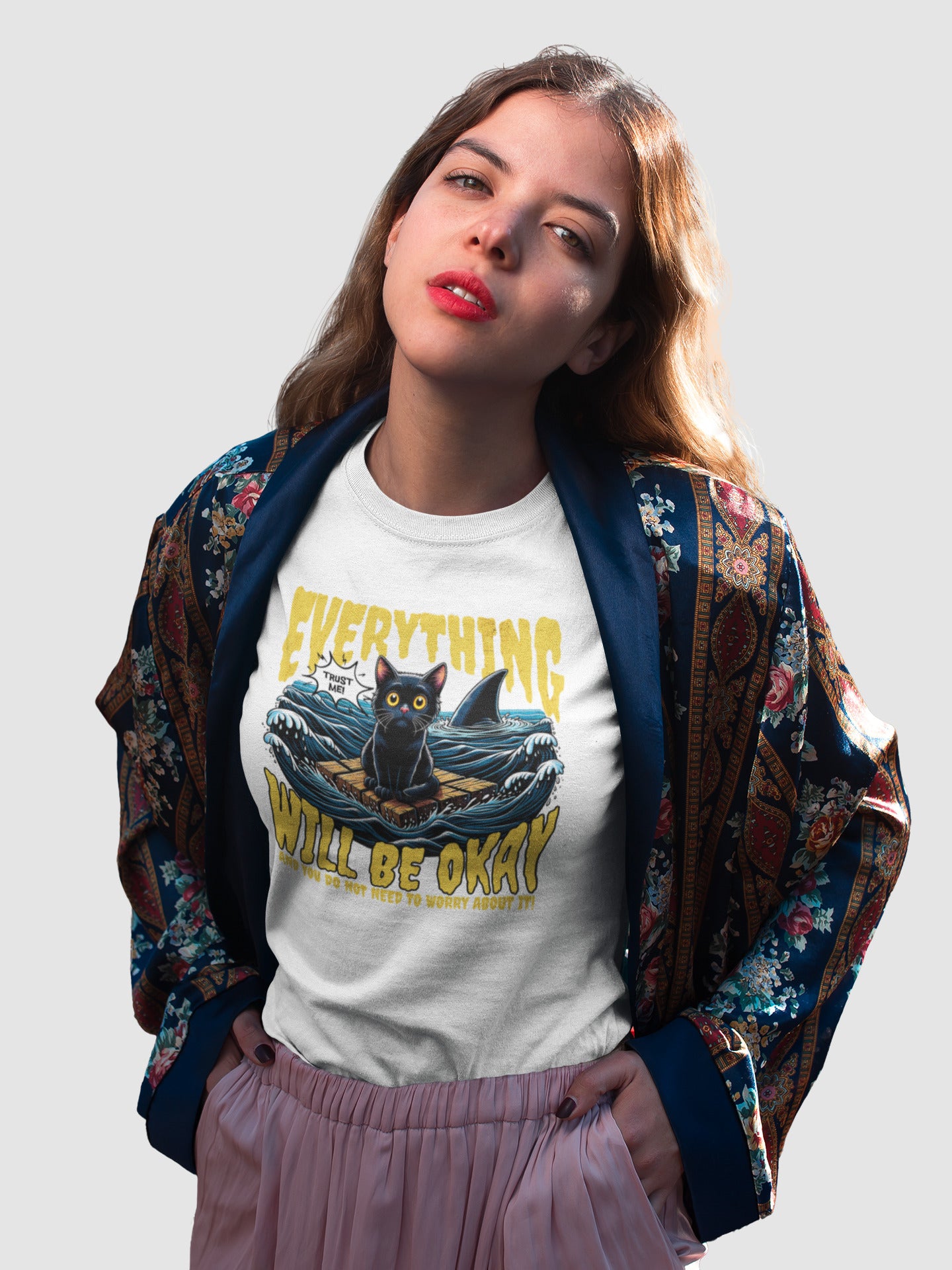 Everything will be okay printed t-shirt