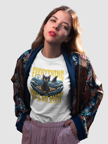 Everything will be okay printed t-shirt
