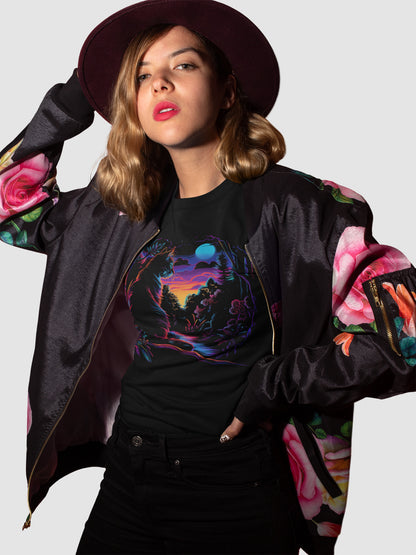 Cat printed t-shirt
