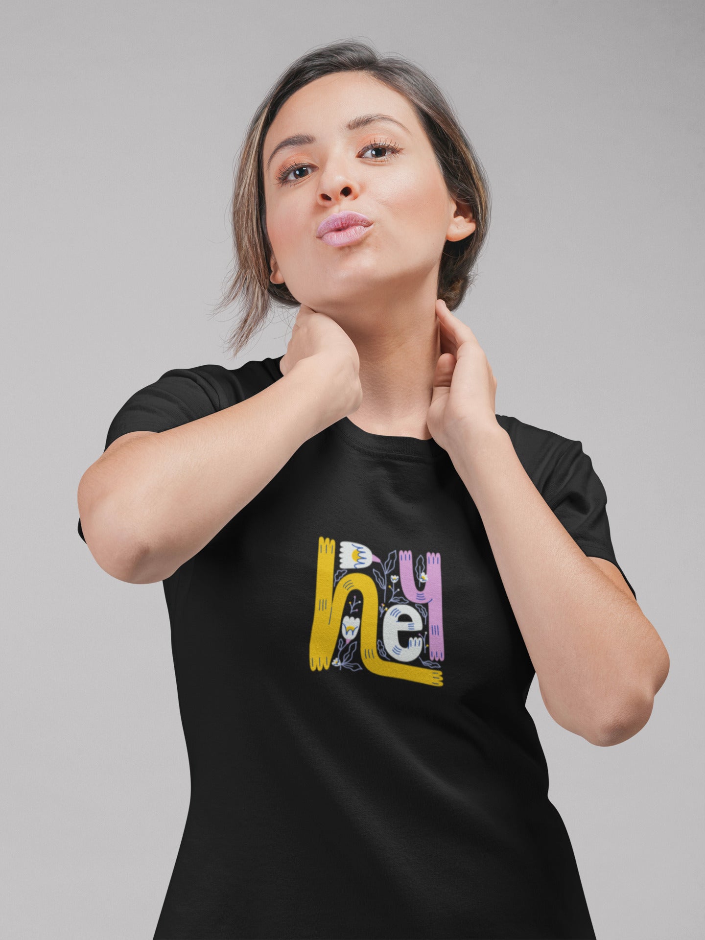 Hey printed t-shirt