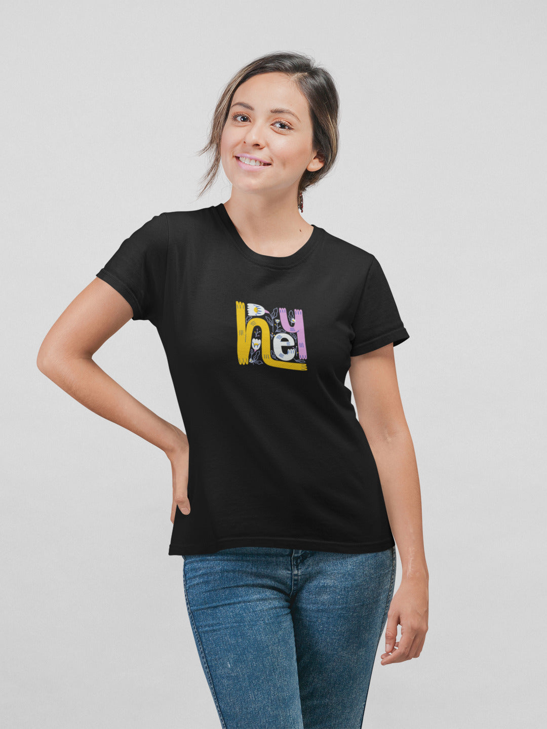 Hey printed t-shirt