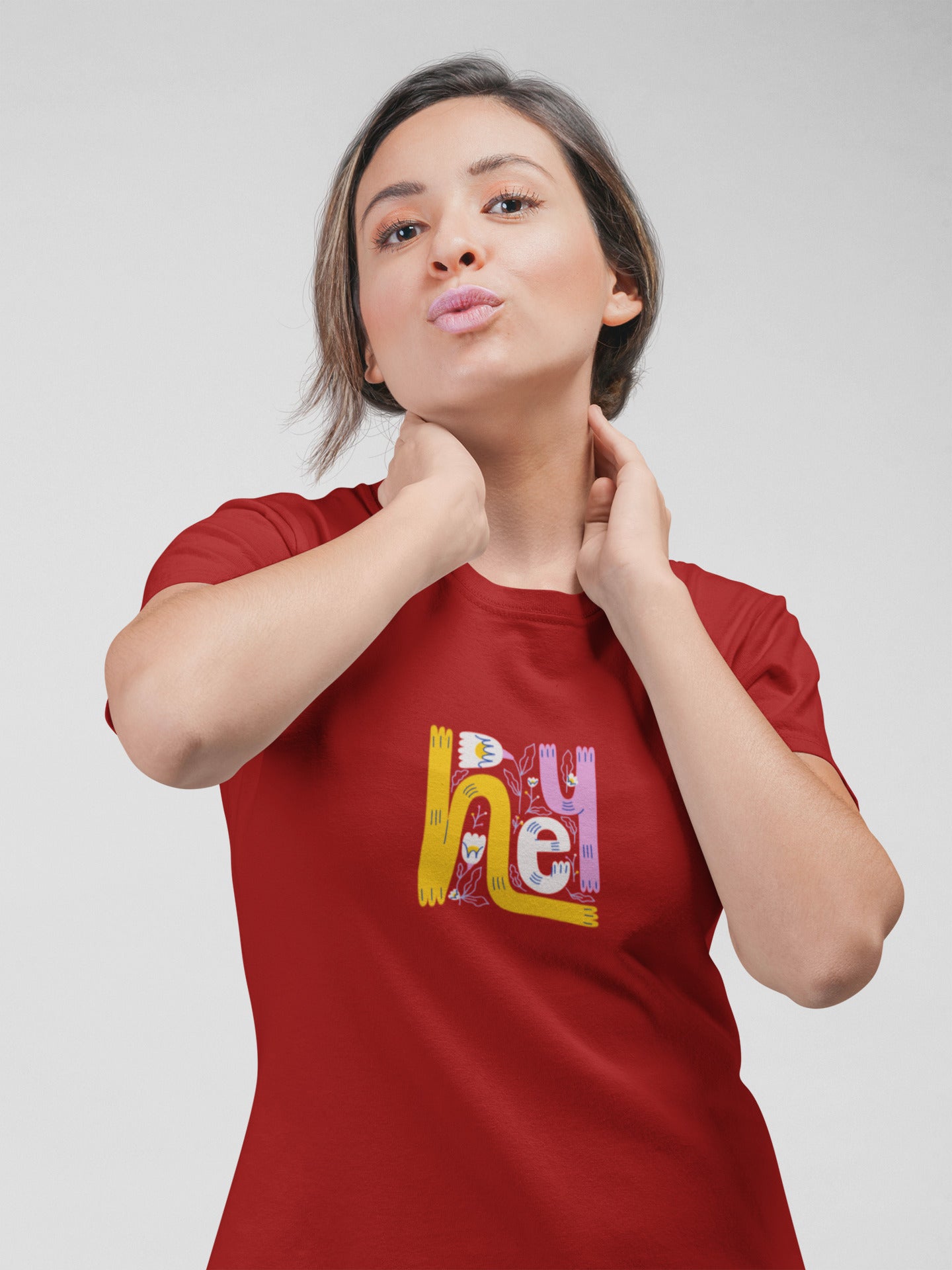 Hey printed t-shirt