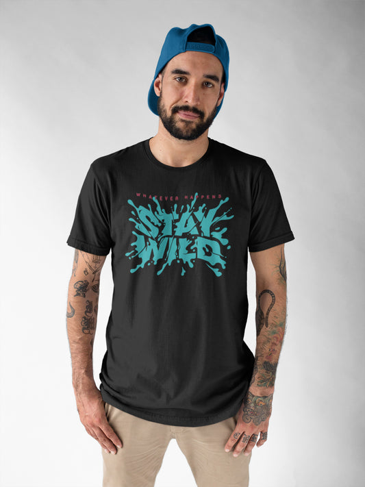 Stay wild printed t-shirt
