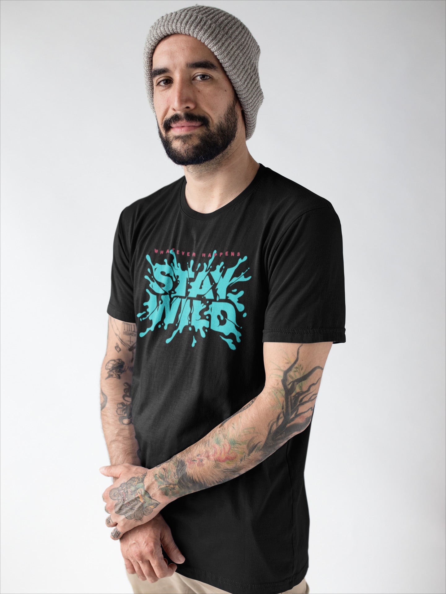 Stay wild printed t-shirt
