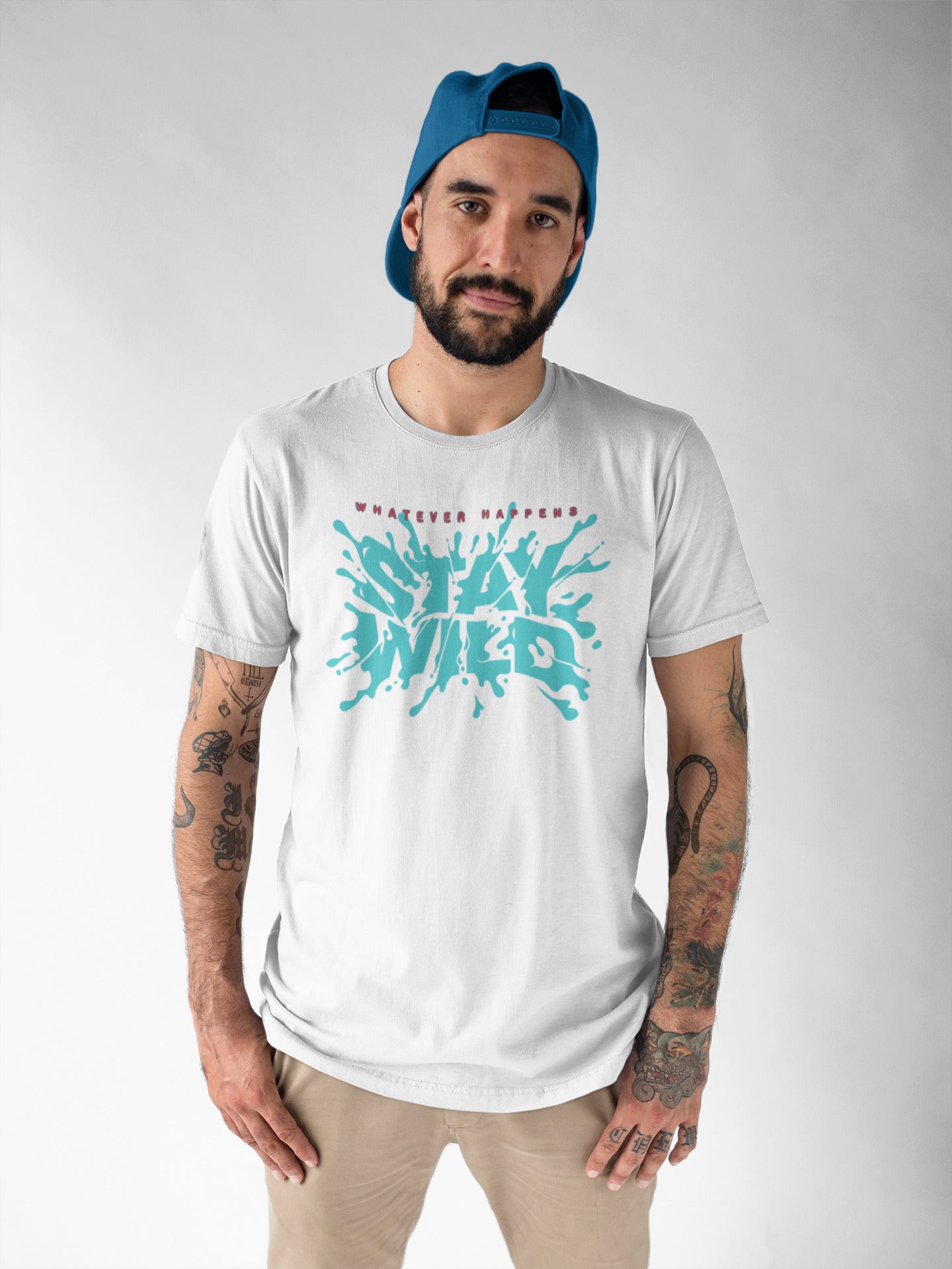 Stay wild printed t-shirt