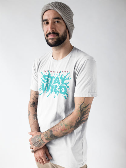 Stay wild printed t-shirt