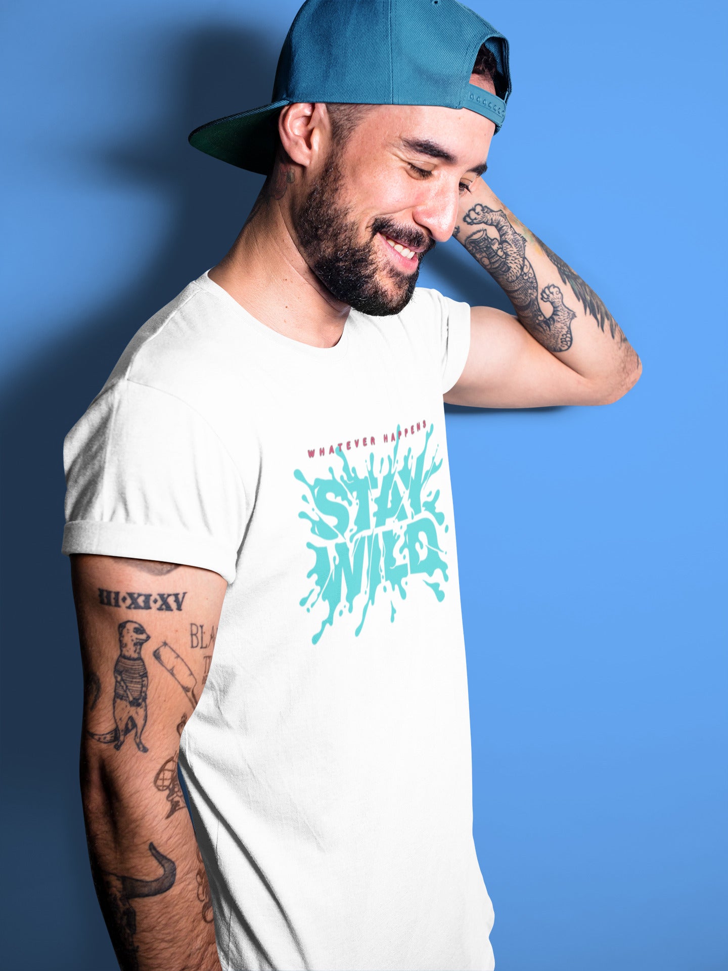Stay wild printed t-shirt
