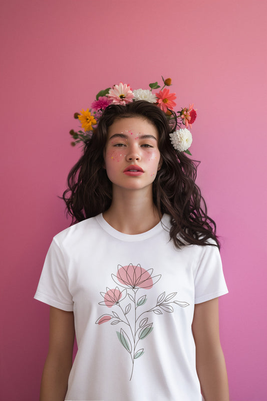Floral printed t-shirt