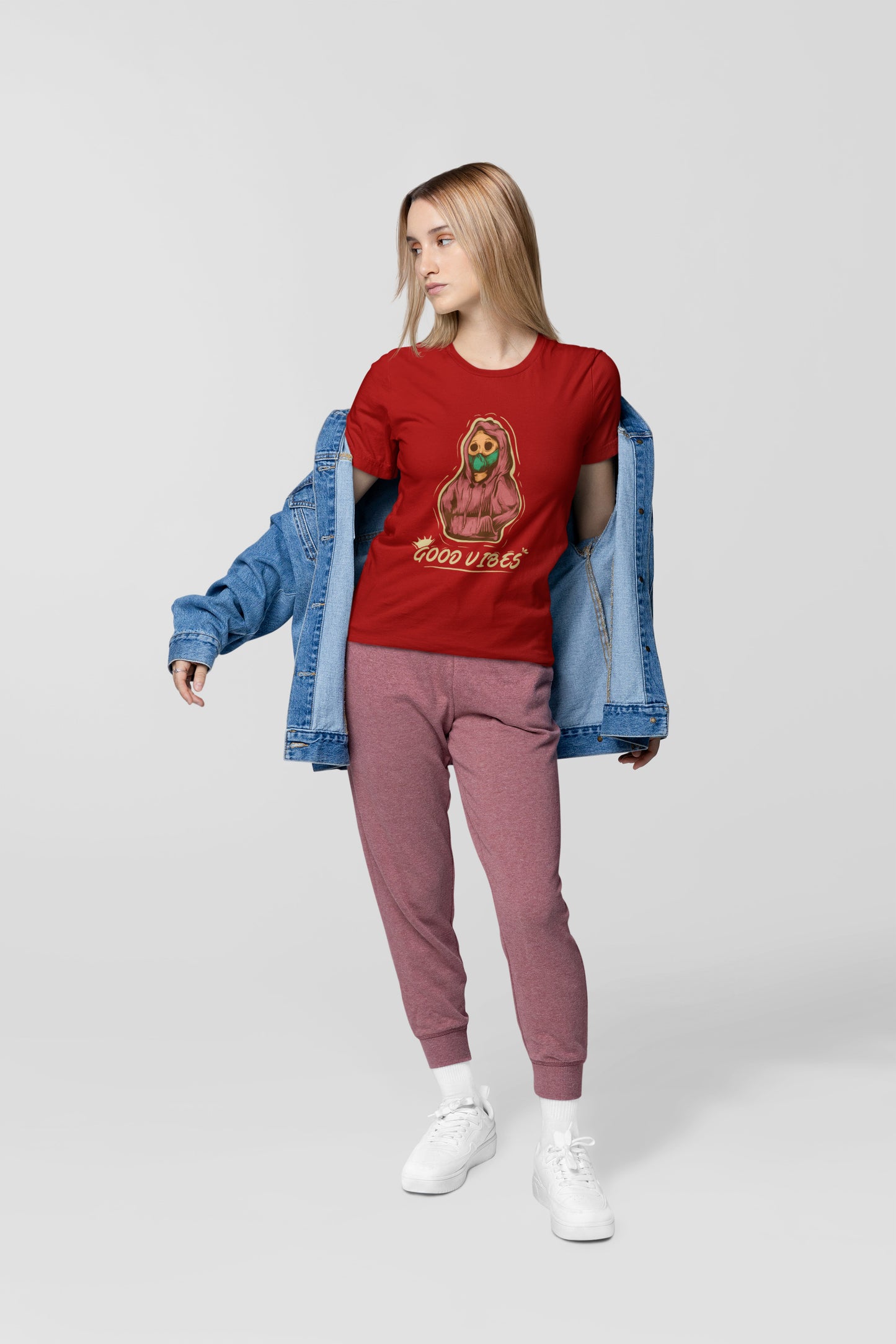 Good vibes printed t-shirt