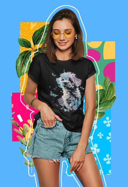 Dog printed t-shirt