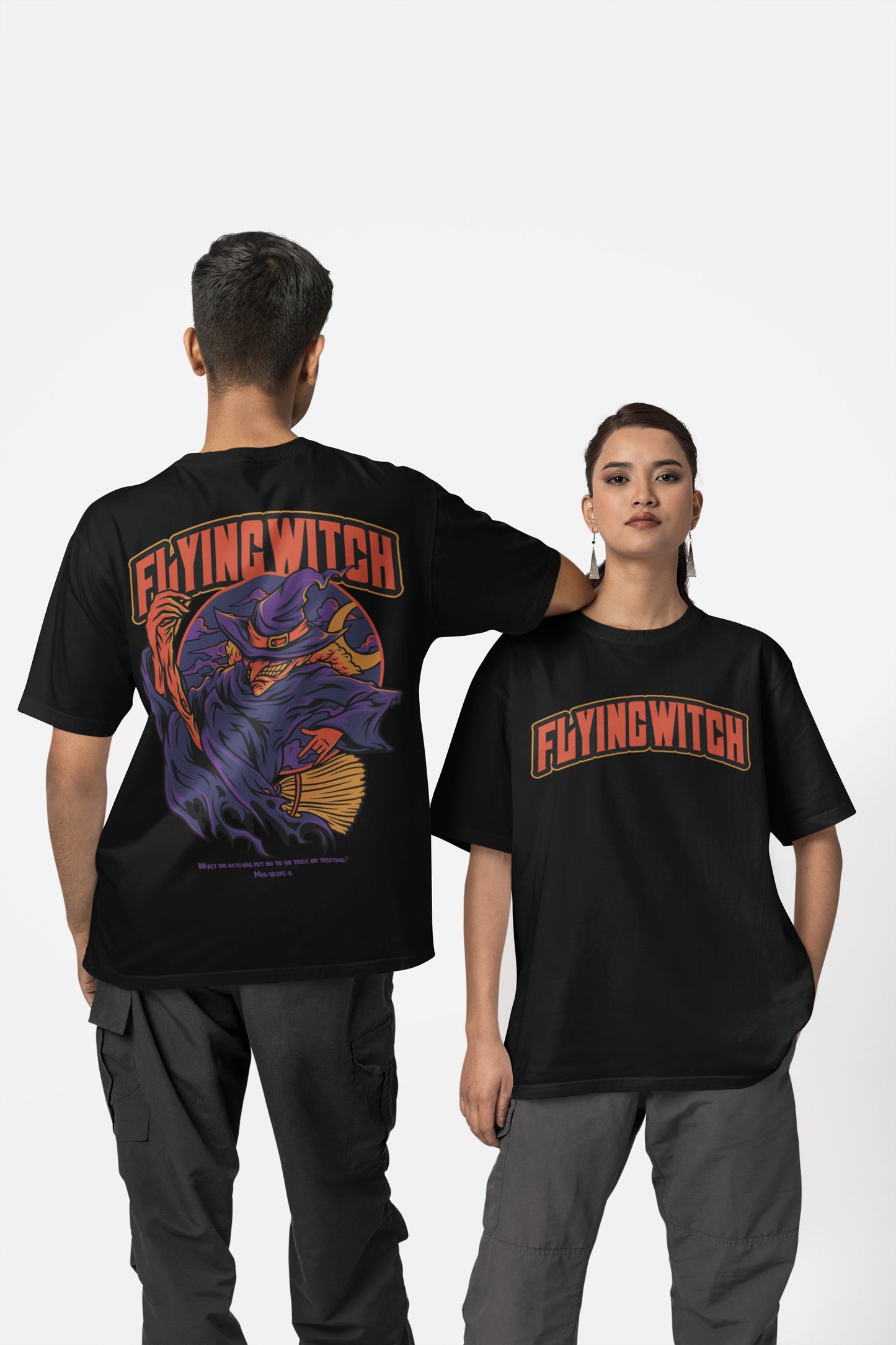 Flying Witch printed t-shirt