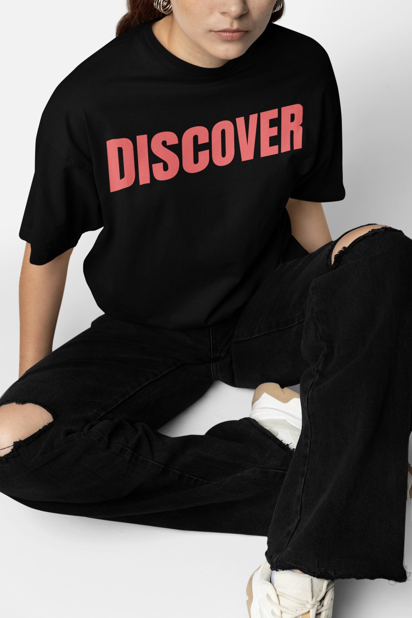 Discover Printed t-shirt front print