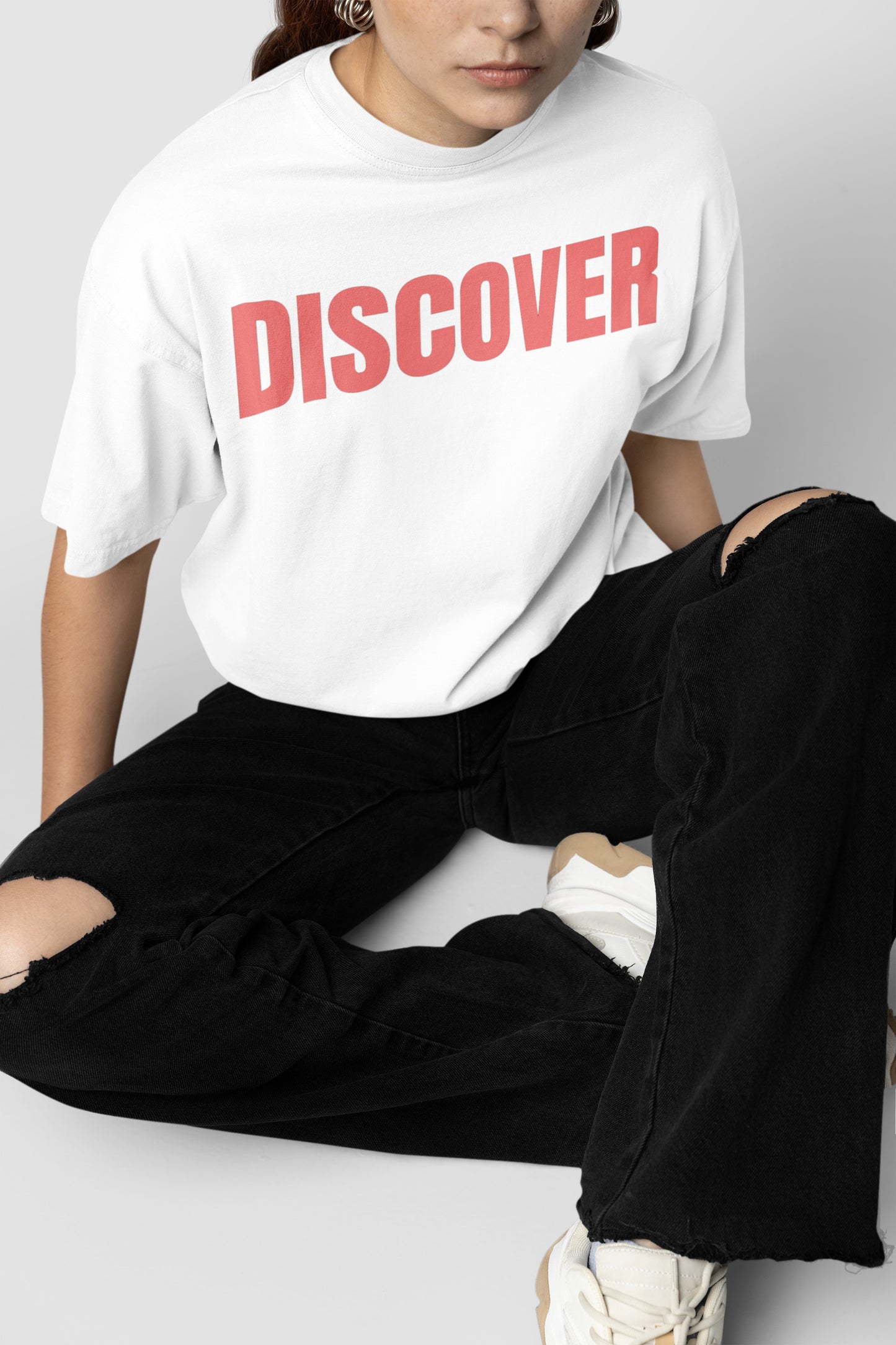 Discover Printed t-shirt front print