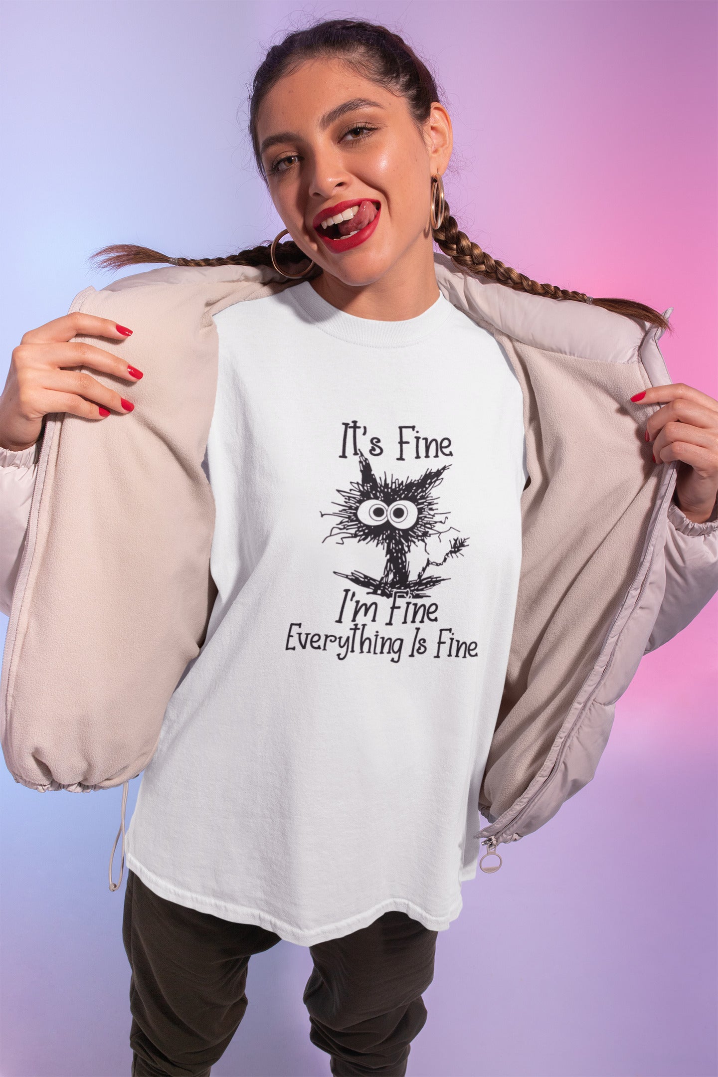 It's fine printed t-shirt