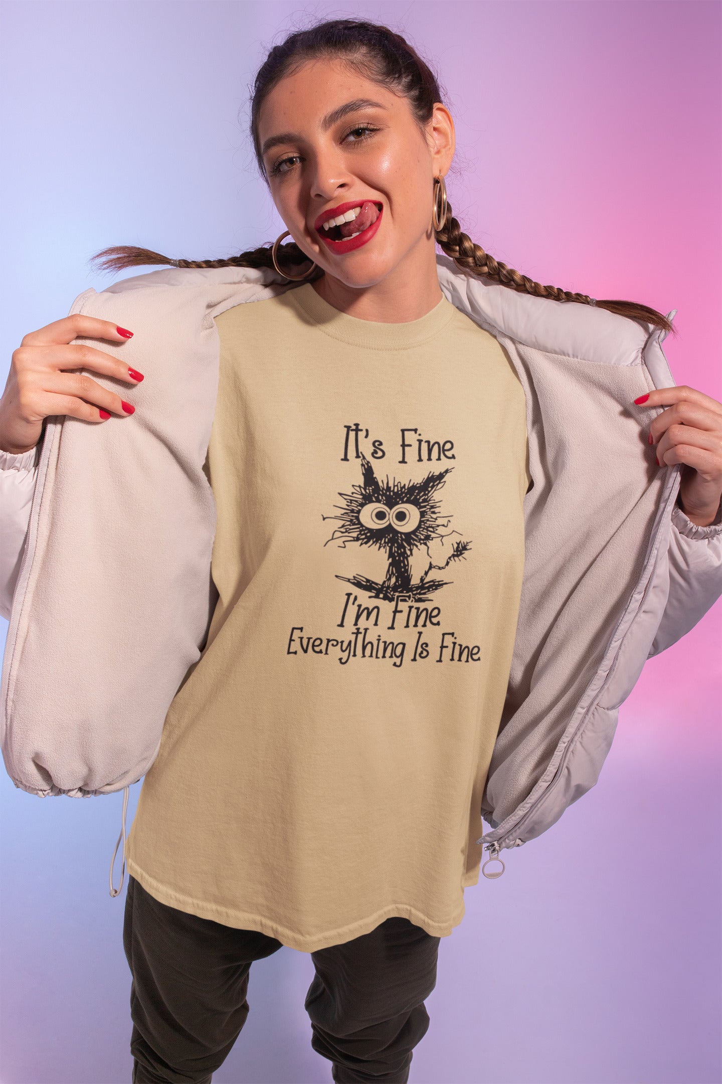 It's fine printed t-shirt
