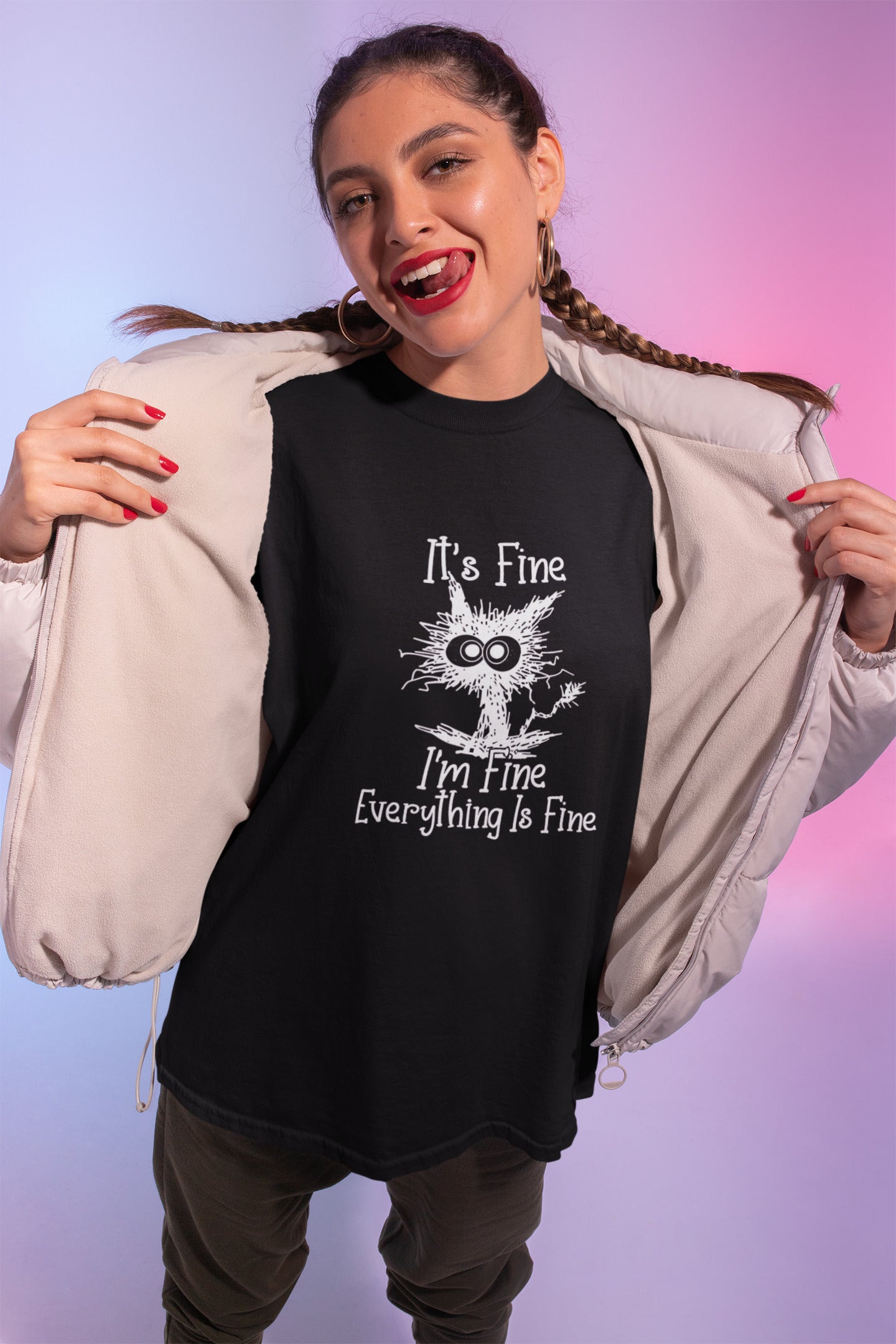 It's fine printed t-shirt