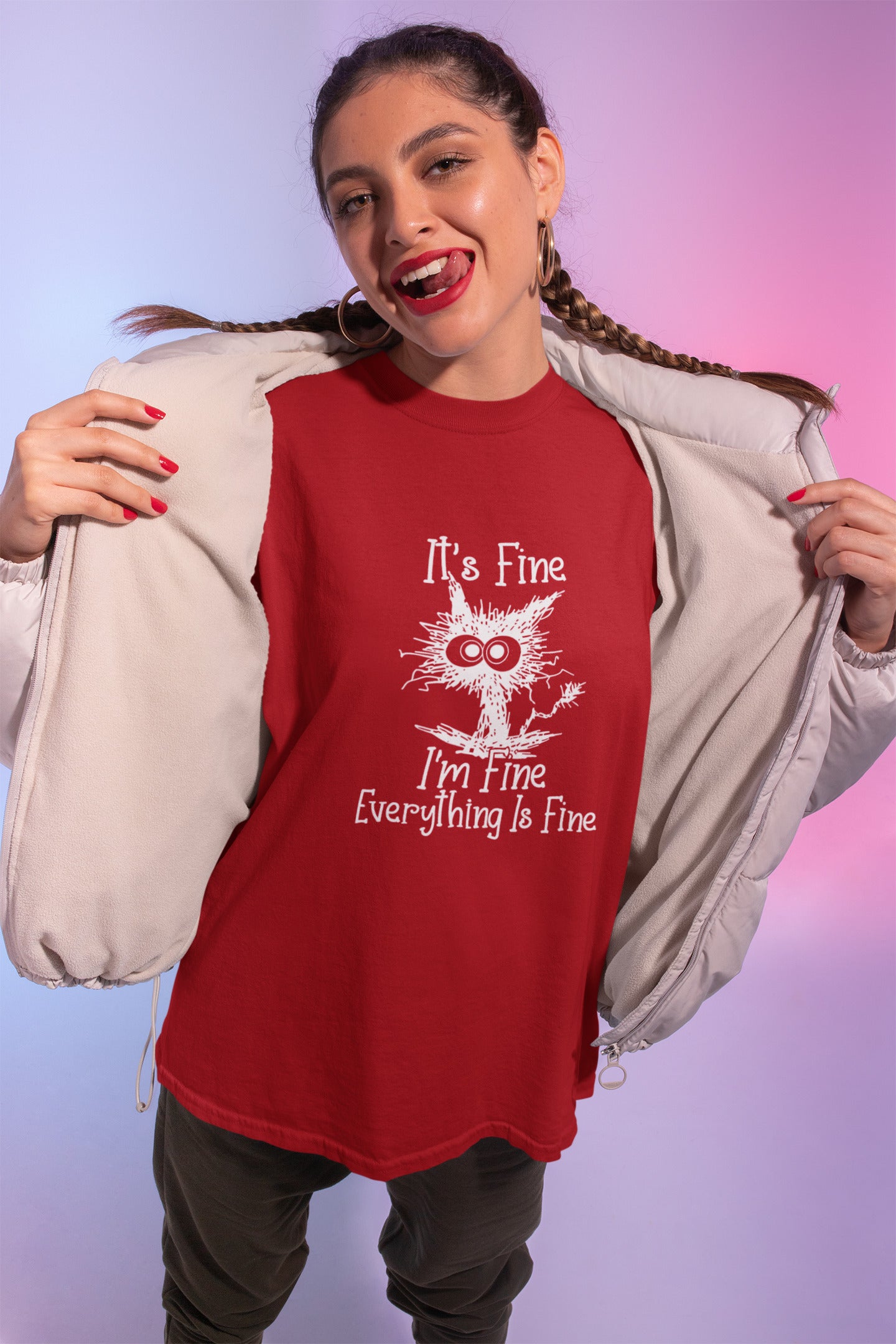 It's fine printed t-shirt
