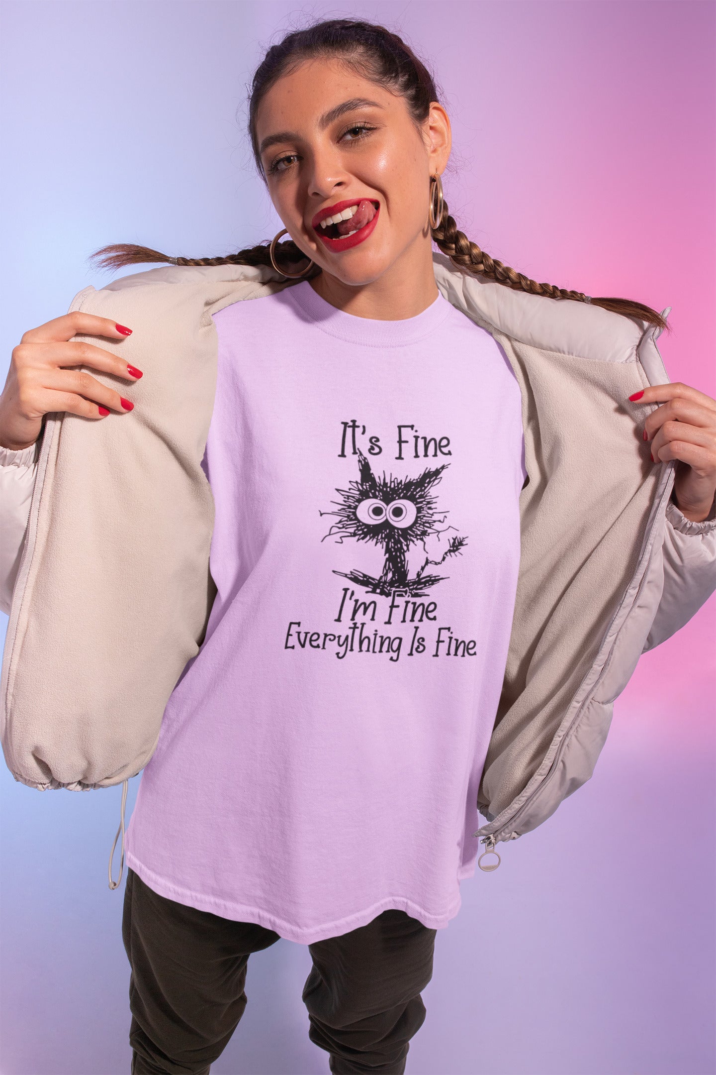 It's fine printed t-shirt