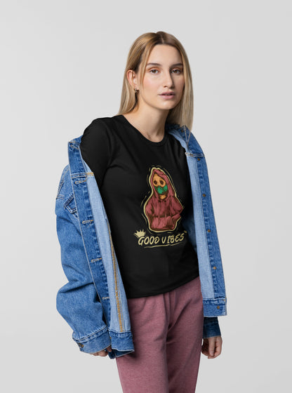 Good vibes printed t-shirt