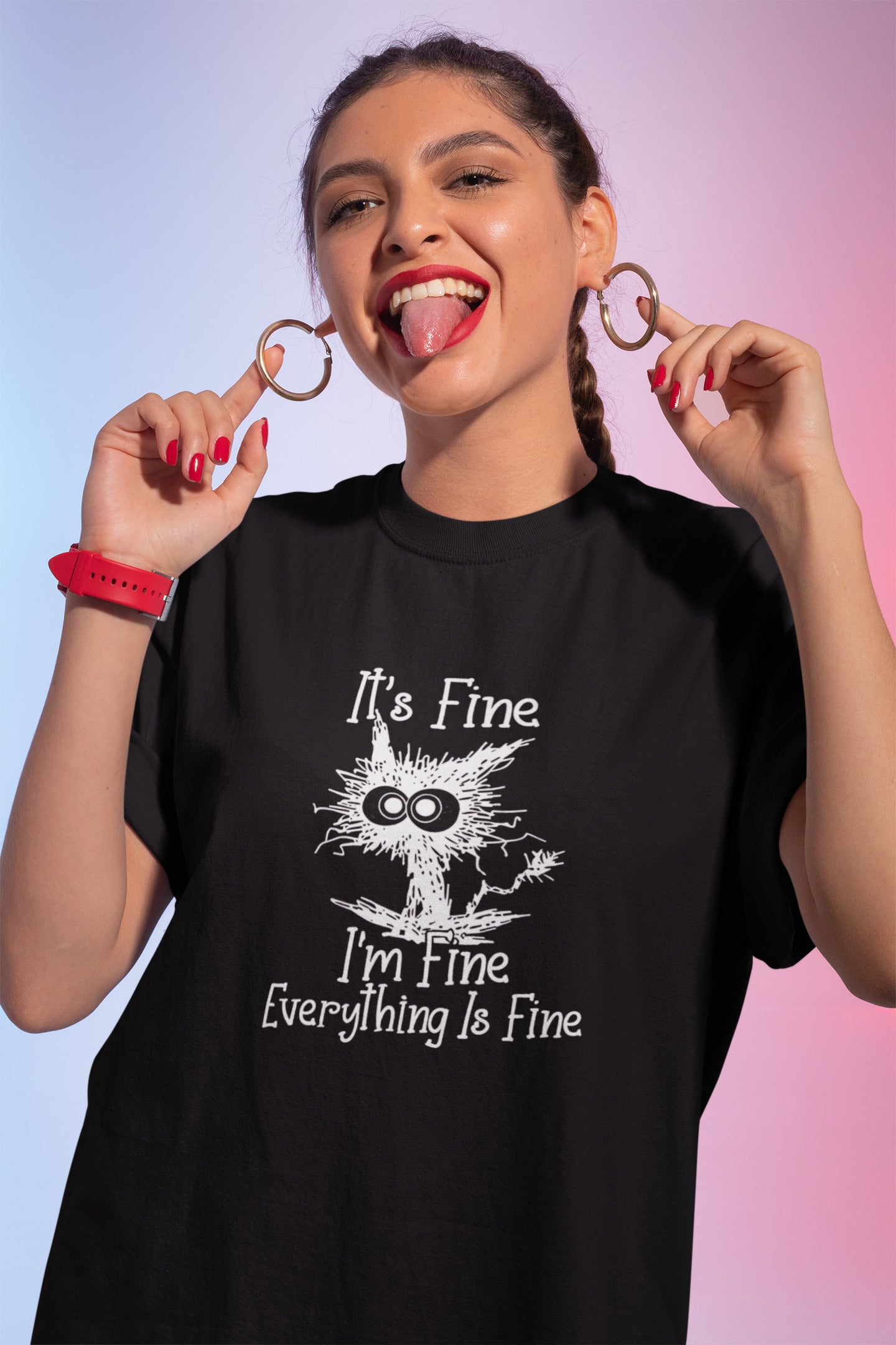 It's fine printed t-shirt