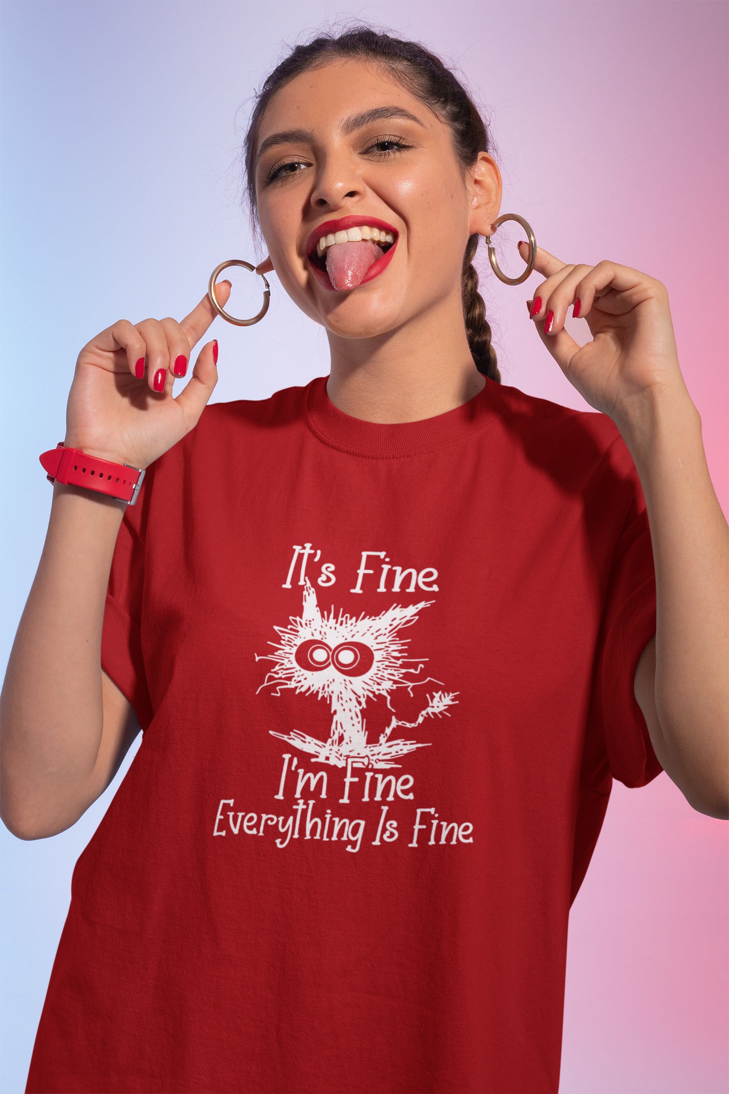 It's fine printed t-shirt