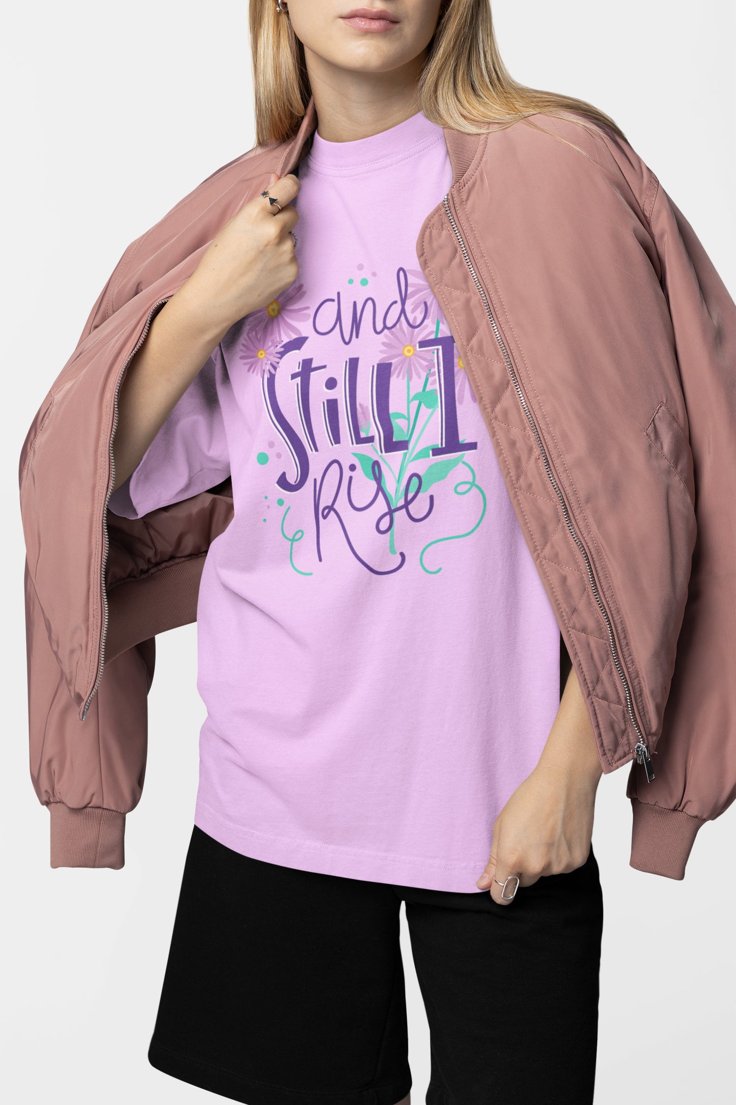 And still i rise printed t-shirt