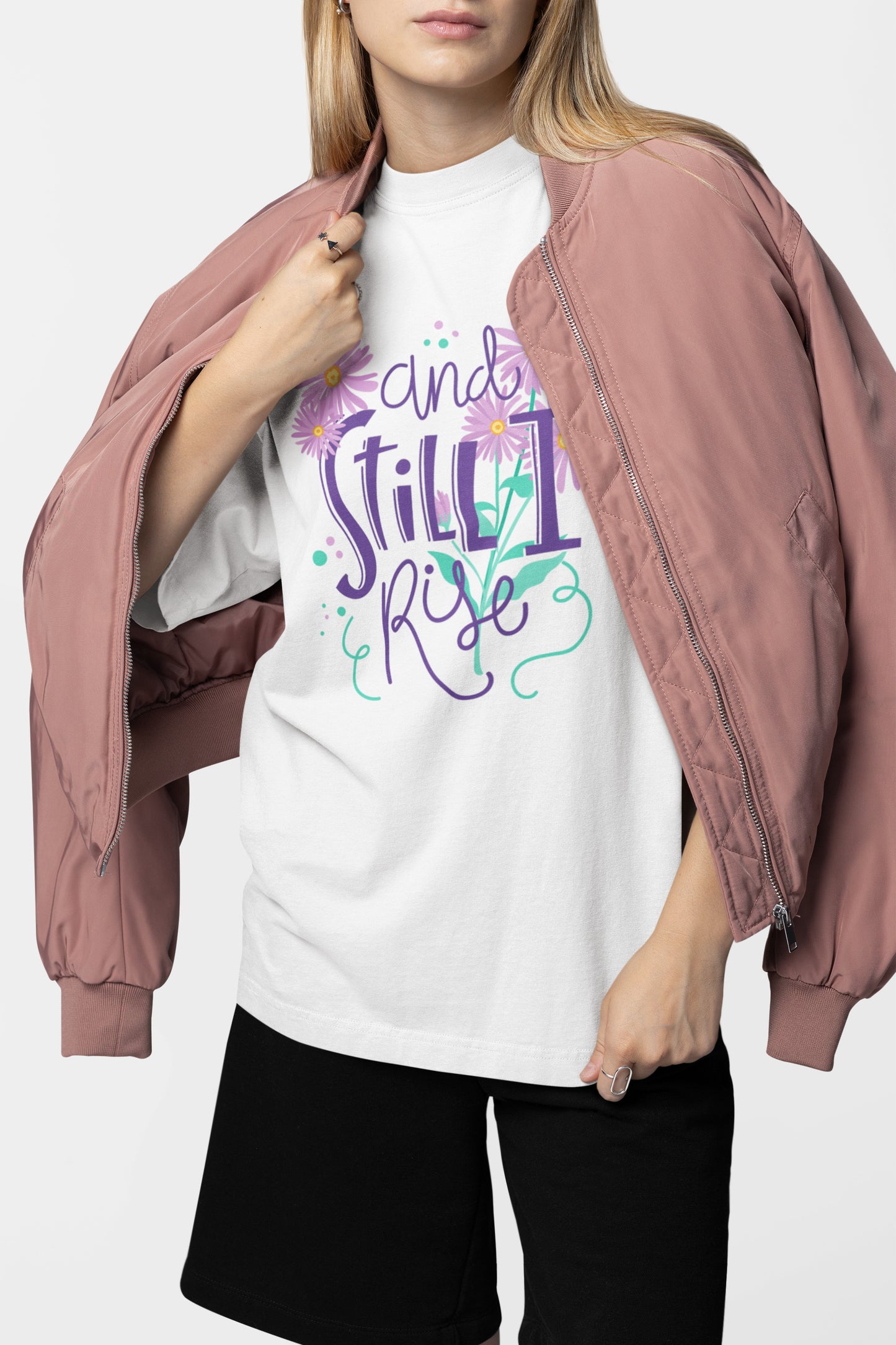 And still i rise printed t-shirt