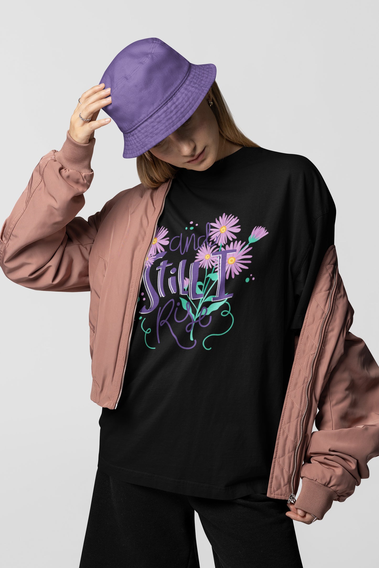And still i rise printed t-shirt