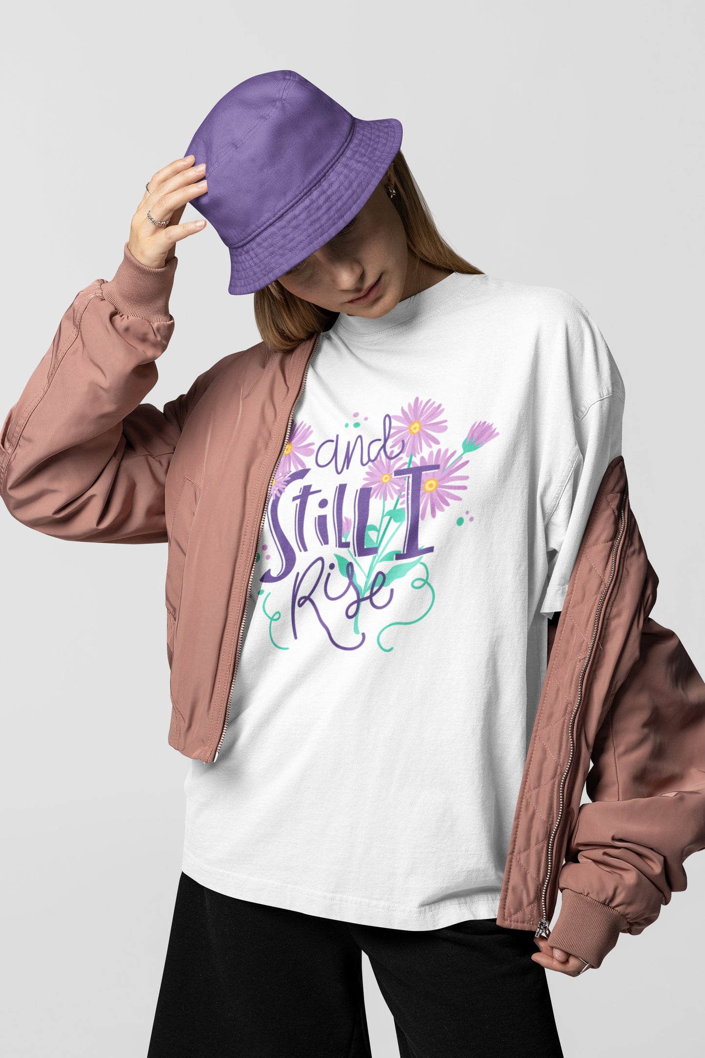 And still i rise printed t-shirt