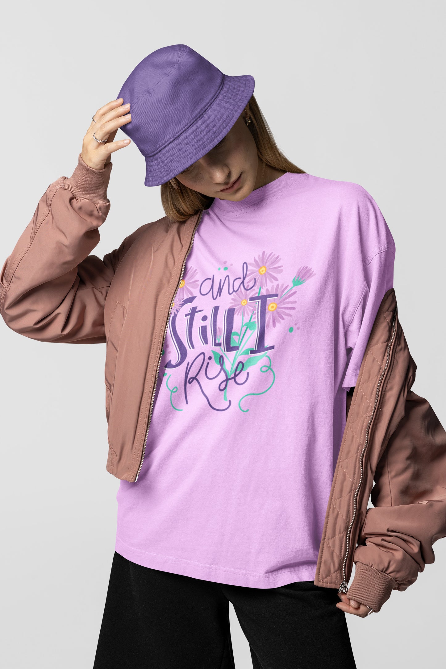 And still i rise printed t-shirt