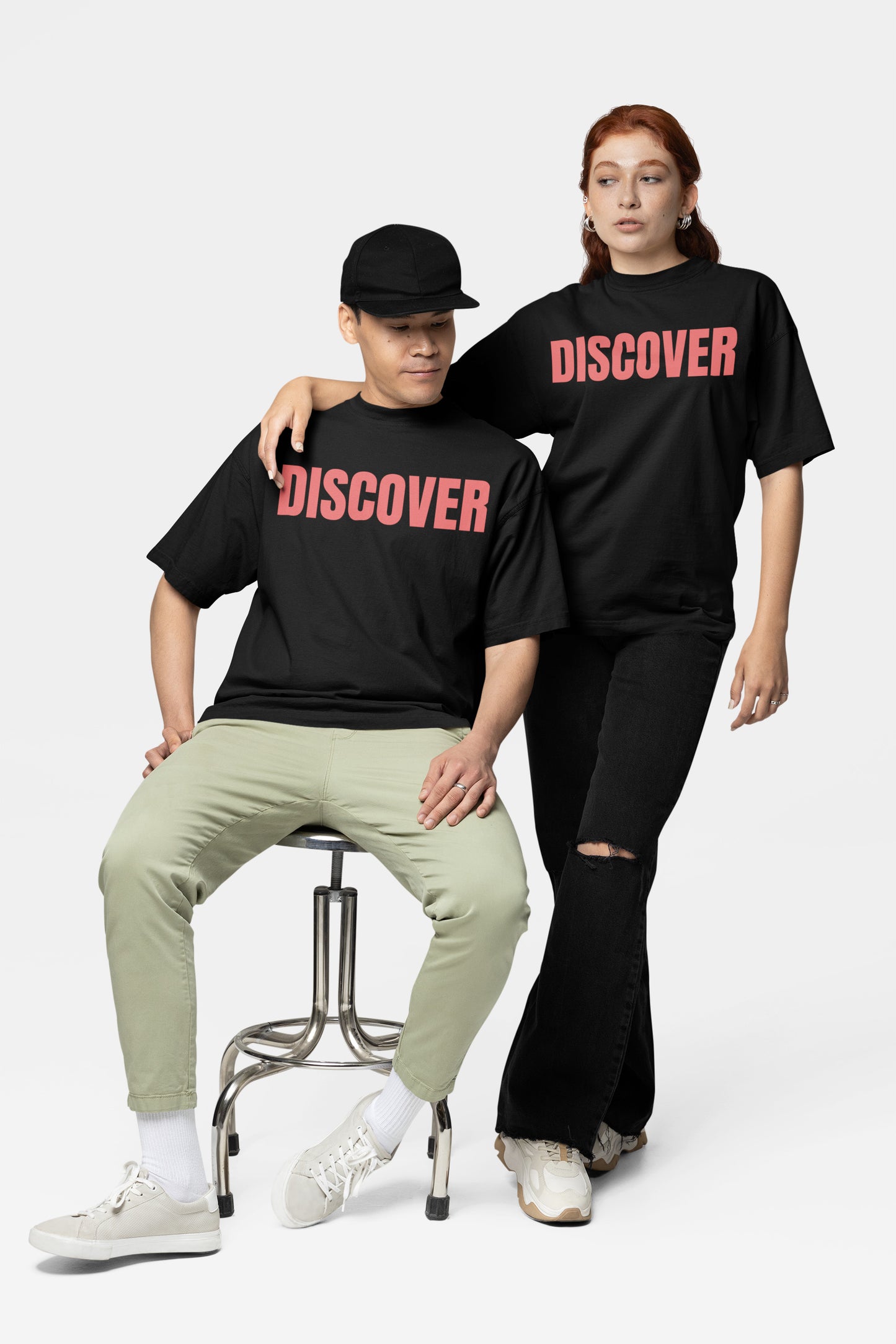 Discover printed t-shirt