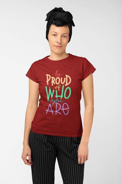 Be proud printed t-shirt