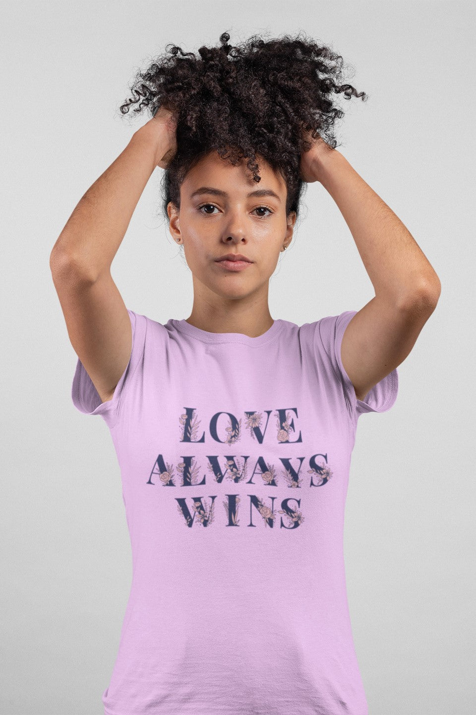 Love wins printed t-shirt