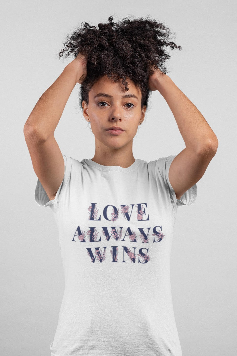 Love wins printed t-shirt