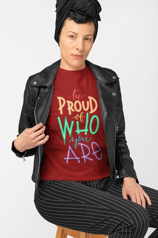 Be proud printed t-shirt