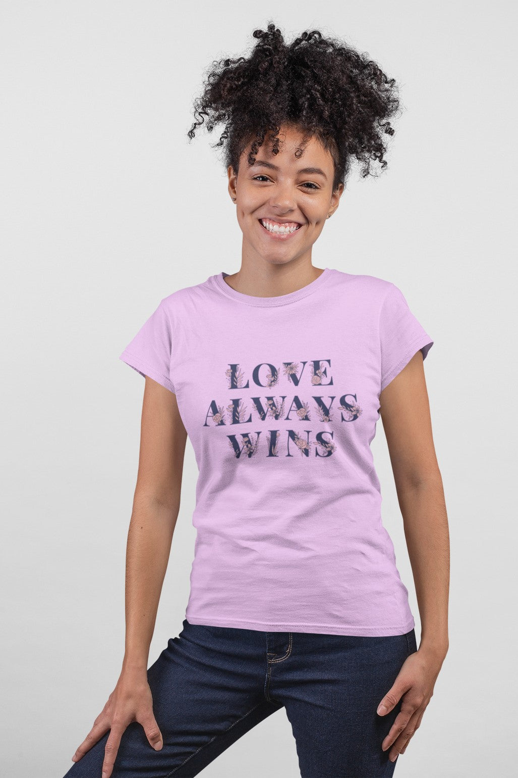 Love wins printed t-shirt